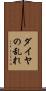 ダイヤの乱れ Scroll