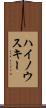 ハイノウスキー Scroll