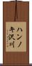 ハンノキ沢川 Scroll