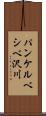 パンケルベシベ沢川 Scroll