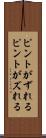 ピントがずれる Scroll