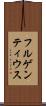 フルゲンティウス Scroll
