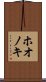 ホオノキ Scroll