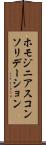 ホモジニアスコンソリデーション Scroll