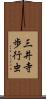 三井寺歩行虫 Scroll