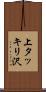 上タッキリ沢 Scroll
