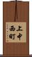 上中西町 Scroll