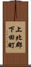 上北郡下田町 Scroll