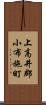 上高井郡小布施町 Scroll