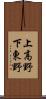 上高野下東野 Scroll
