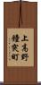 上高野鐘突町 Scroll