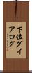 下位ダイアログ Scroll