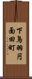 下鳥羽円面田町 Scroll