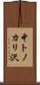 中トノカリ沢 Scroll