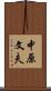 中原文夫 Scroll