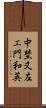 中埜又左エ門和英 Scroll