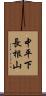 中平下長根山 Scroll