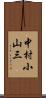 中村小山三 Scroll