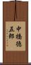 中橋徳五郎 Scroll