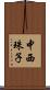 中西珠子 Scroll
