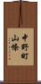 中野町山條 Scroll