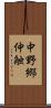 中野郷仲触 Scroll