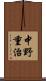 中野重治 Scroll