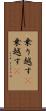 乗り越す(P) Scroll