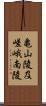 亀山陵及嵯峨南陵 Scroll