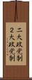 二大政党制 Scroll