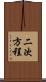 二次方程 Scroll