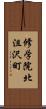 修学院北沮沢町 Scroll