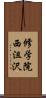 修学院西沮沢 Scroll