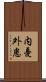 内憂外患 Scroll