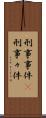 刑事事件(P) Scroll