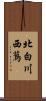 北白川西蔦 Scroll
