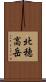 北穂高岳 Scroll