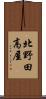 北野田高屋 Scroll
