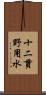 十二貫野用水 Scroll