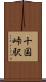 十国峠駅 Scroll