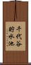 千代谷貯水池 Scroll