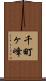 千町ヶ峰 Scroll