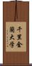 千里金蘭大学 Scroll