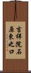 吉祥院石原東之口 Scroll