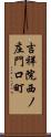 吉祥院西ノ庄門口町 Scroll