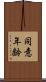 同意年齢 Scroll