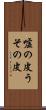嘘の皮 Scroll