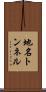 地名トンネル Scroll