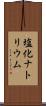 塩化ナトリウム Scroll