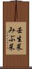 壬生菜 Scroll